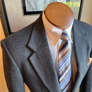 Robert Stock All Wool Medium-Heavyweight Flannel Jacket Size 38R